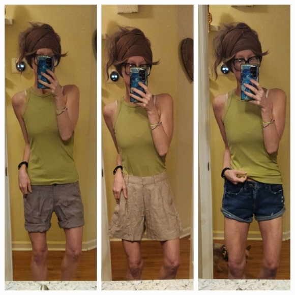 Shorts Bundle - Linen Blend And Denim Fit Like Size 2